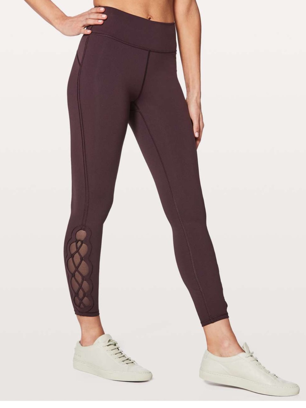 #52. Lululemon Tied To It 7/8 Tight 25"
Black Cherry